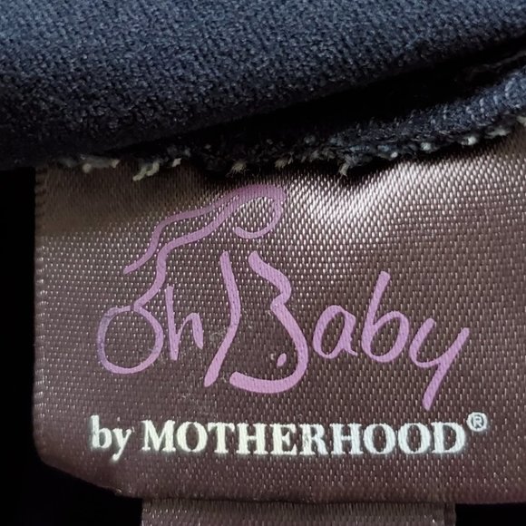 Oh Baby by Motherhood Maternity Crop Denim Jeans Secret Fit Belly Panel M (8-10) - Picture 6 of 11